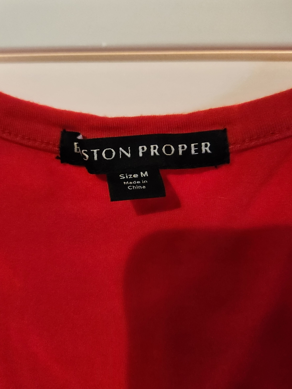 Boston Proper Red Scoop Neck Tank - Picture 3 of 4
